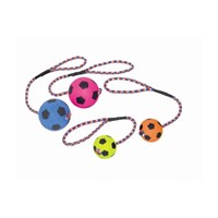 NOBBY RUBBER SOCCER BALL WITH ROPE LG ..