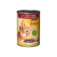 FRISKIES ADULT ΒΟΔΙΝΟ ΛΑΧΑΝΙΚΑ ΣΕ ΣΑΛΤΣΑ 400gr